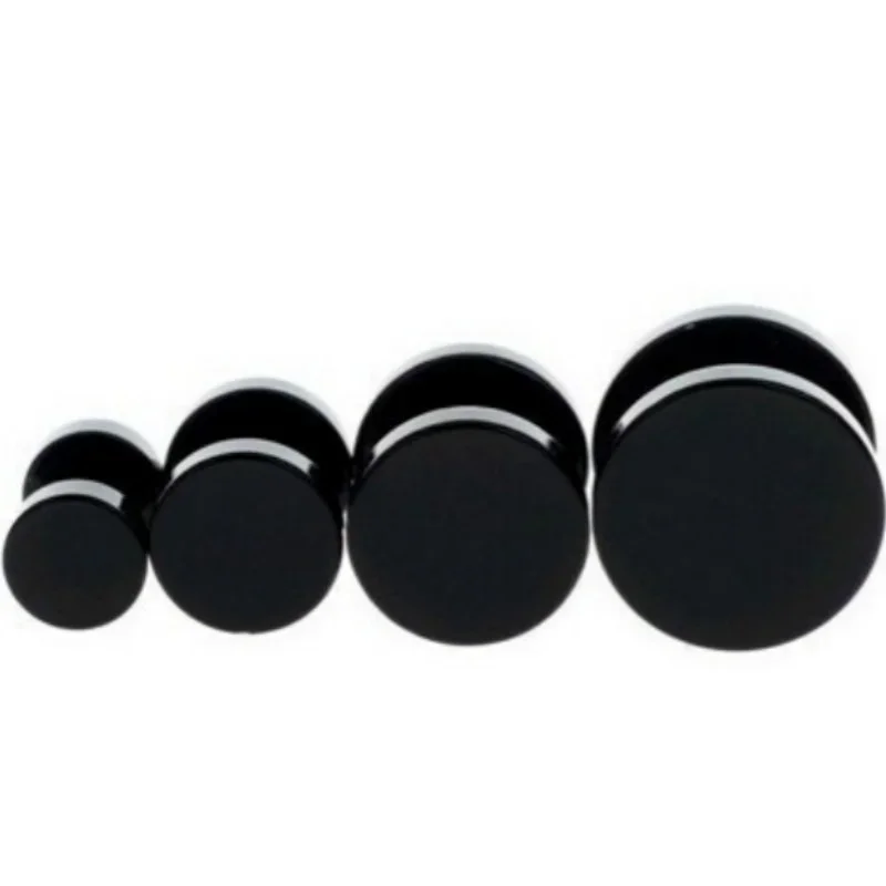 2 adet/1 takım siyah paslanmaz - Body Jewelry Ear Gauges incelemesi ve fiyatı