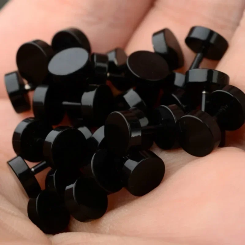 2 adet/1 takım siyah paslanmaz - Body Jewelry Ear Gauges incelemesi ve fiyatı