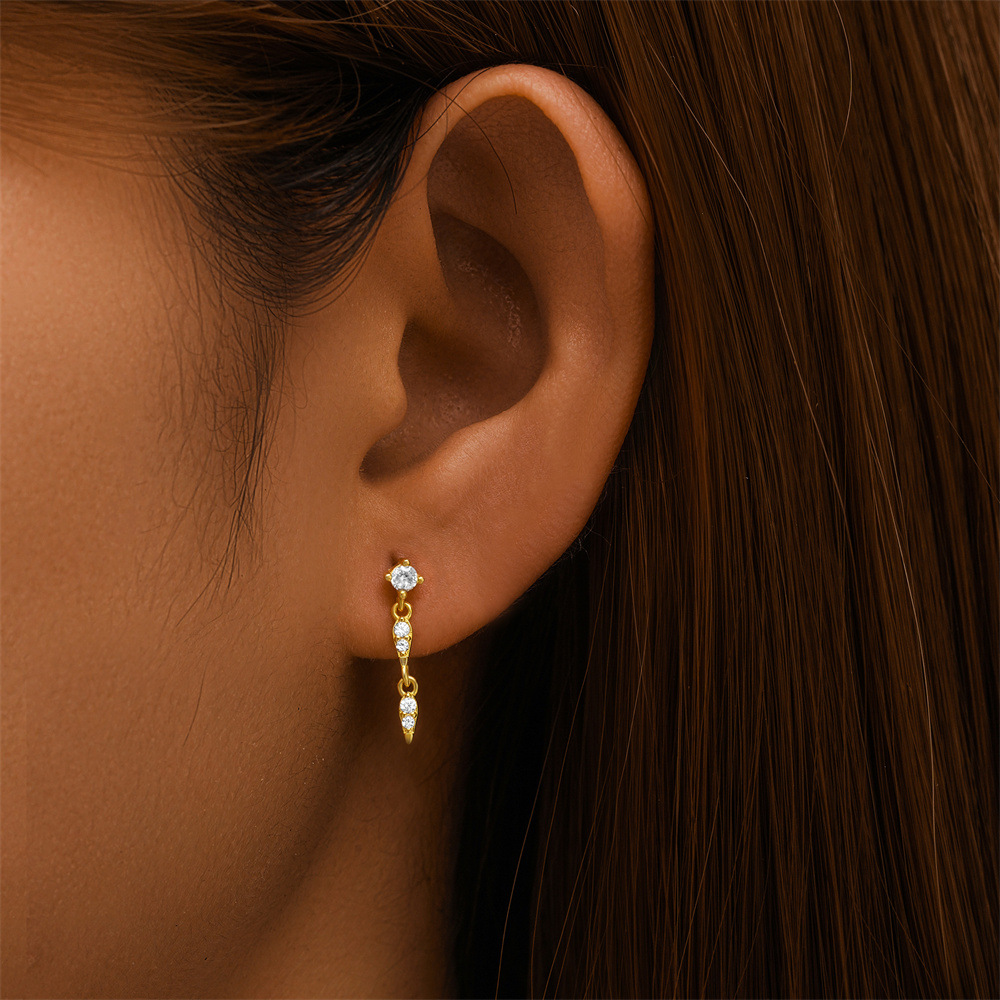 Glowshe 100% 925 Ayar Gümüş Zi - Body Jewelry Cartilage Earrings incelemesi ve fiyatı