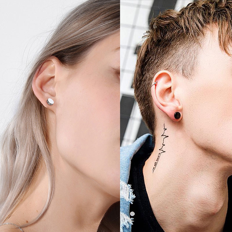 1 çift/6 Pairs paslanmaz çelik - Body Jewelry Ear Gauges incelemesi ve fiyatı