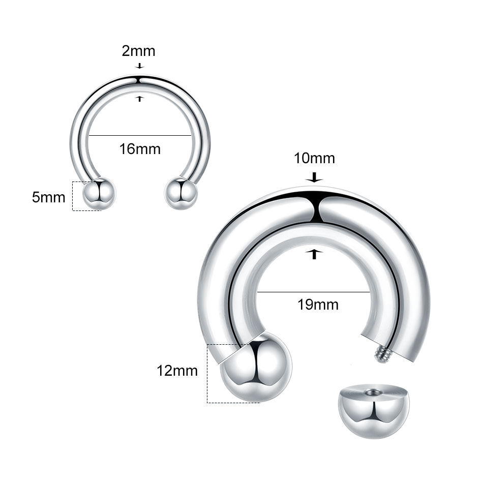 1 adet 18G-00G büyük Ölçülü Pa - Body Jewelry Ear Gauges incelemesi ve fiyatı