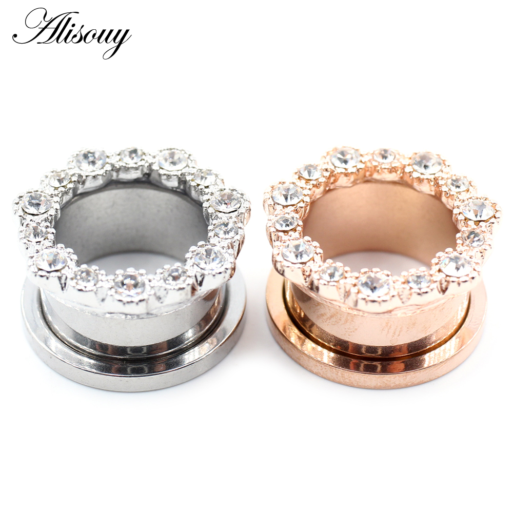 Alisouy 2 adet Paslanmaz Çelik - Body Jewelry Ear Gauges incelemesi ve fiyatı