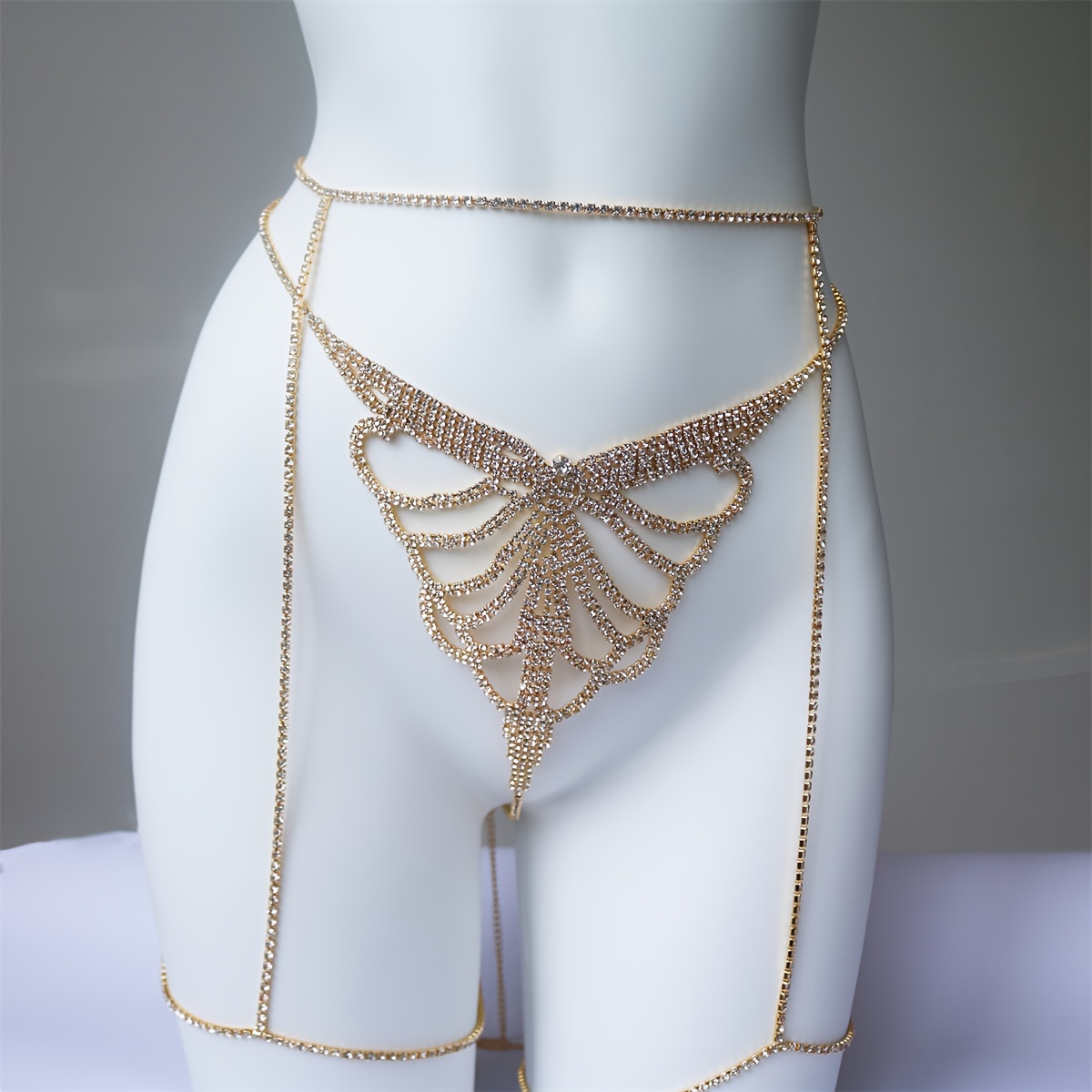 Çok katmanlı taklidi köpüklü b - Body Jewelry Leg Chain incelemesi ve fiyatı