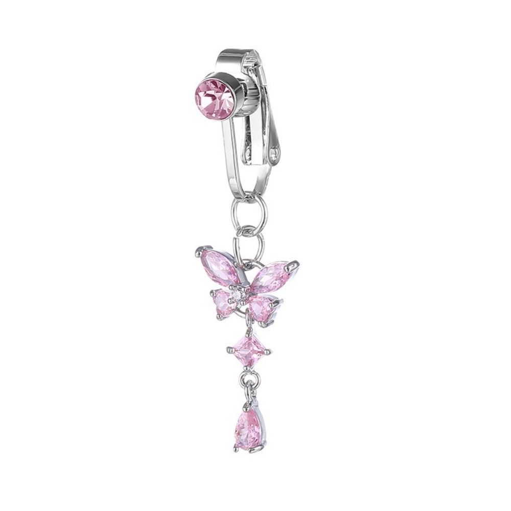 Kelebek Tasarımlı Klipsli Göbe - Body Jewelry Materials incelemesi ve fiyatı