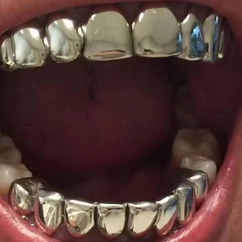 TOPGRILLZ Altın Gümüş Kaplama  - Body Jewelry Real Gold incelemesi ve fiyatı