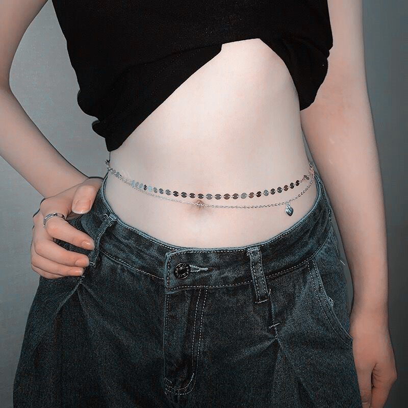 Moda basit çift katmanlı boncu - Body Jewelry Chain incelemesi ve fiyatı