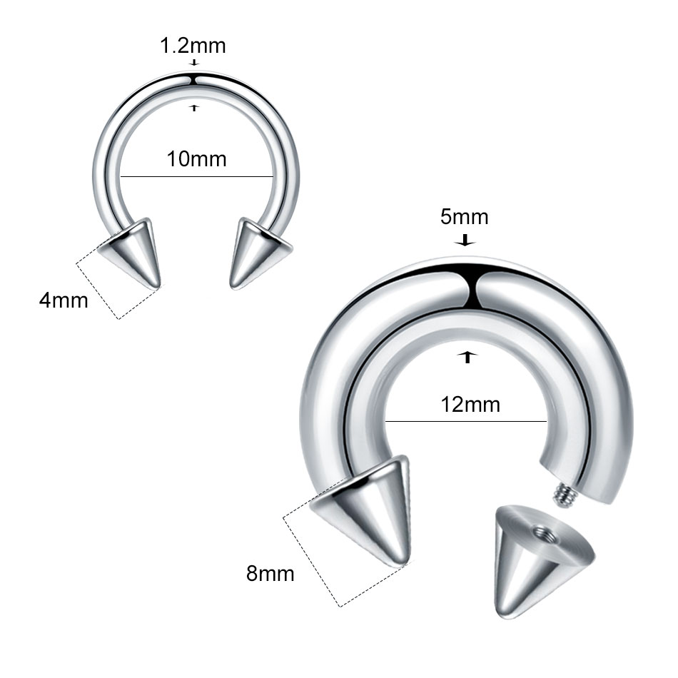 1 adet paslanmaz çelik büyük b - Body Jewelry Ear Gauges incelemesi ve fiyatı