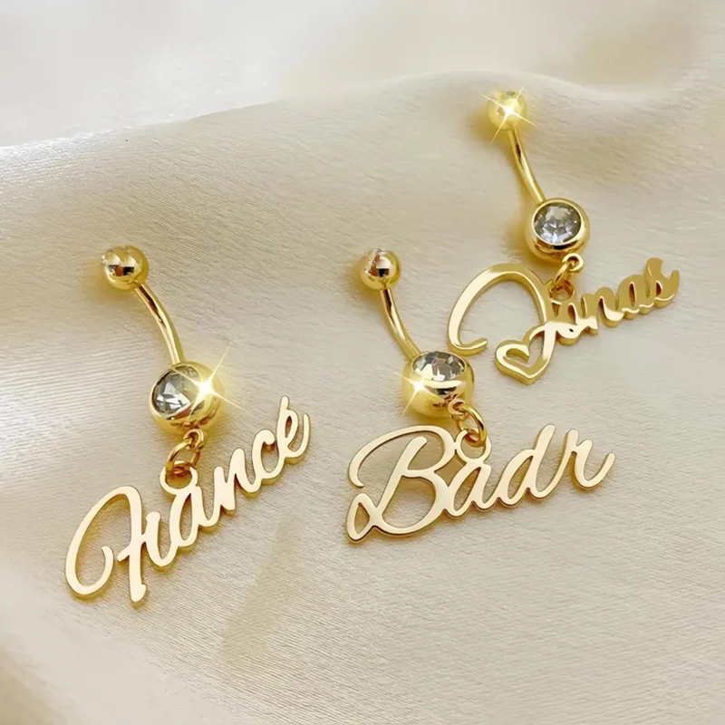 Özel Ad Göbek Tırnak Yüzükleri - Body Jewelry Names incelemesi ve fiyatı