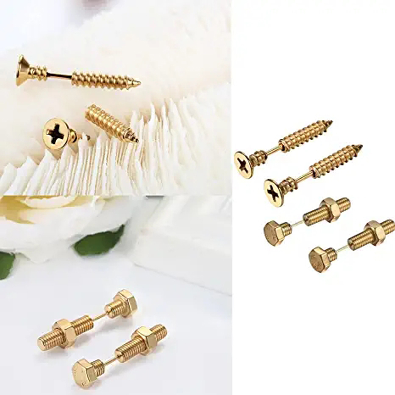 2-3 Pairs Punk sivri vidalı cı - Body Jewelry Changing Kit incelemesi ve fiyatı