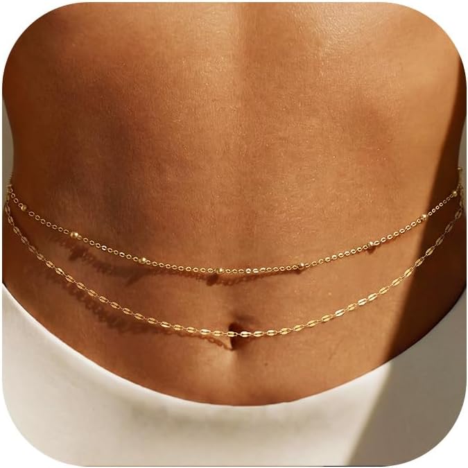 14 Ayar Altın Kaplama Bel Zinc - Body Jewelry Chain incelemesi ve fiyatı