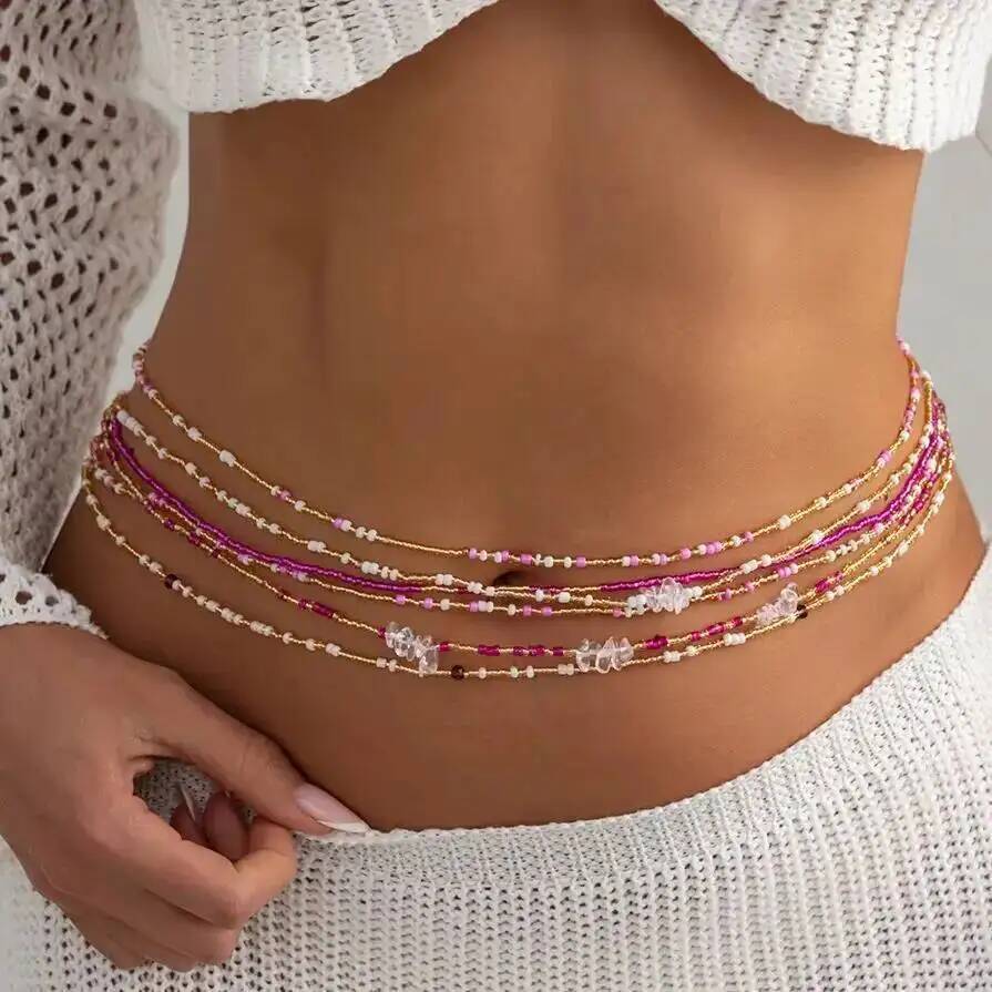 SHIXIN 6 Parça/Set Boho Renkli - Body Jewelry Chain incelemesi ve fiyatı